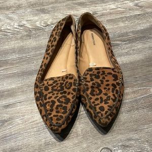 Time & Tru Women’s Leopard Print Flats Sz 8